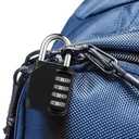 2 x Gym Padlock, 4 Digit Outdoor Waterproof Resettable Combination Padlock for School Gym Locker(1 Pack Black)