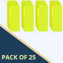 Reflective Stickers Made of 3M DG3,Super Reflection, Safety Reflective Tape for Car Trailer Truck Bike Motorcycle, 25 Pcs Fluorescent Yellow-Green Outdoor Waterproof Ultimate in Safety Technology.