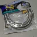 Eastman 5 Ft. Dishwasher Installation Kit, Braided Stainless Steel Supply Line with 3/8 Inch Compression Ends, 41041