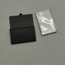 Pack of 2 Black Metal Business Card Holder, Aluminum Alloy Business Card Case, Flip Cover Slim Pocket Business Card Holder, Purse Name Card Holders for Men & Women