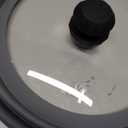 Microwave Splatter Cover Vented Glass Splatter Guard Lid with Collapsible Silicone for Food as Pot Cover 11.8 inch Large Plate for 6 7 8 9 10 11 inch Plate Bowl Light Grey