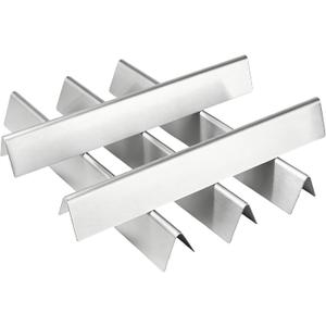 17.5" Stainless Steel Flavorizer Bars for Weber Genesis 300 Series (2011-2016, Front-Mounted Controls), Replacement for Weber 7620 7621 Fits Genesis E-310 E-320 E-330 S-310 S-320 S-330 Heat Plates