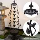 42" Outdoor Water Fountain 7-Tiers Cascading Garden Water Feature