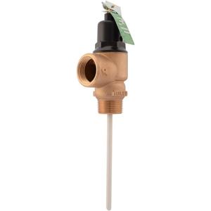 Cash Acme 1 Inch FVX-5C Female Inlet Commercial Temperature and Pressure Relief Valve, Brass Plumbing Fitting, 16937-0150 (1 in. FVX-5C)