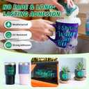 3 x GIRAFVINYL Green Holographic Vinyl, Glossy Green Holograophic Permanent Vinyl Self-Adhesive for Crafts Decal Signs Stickers,12" x 6 ft