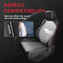 FREESOO 4Runner Seat Covers 5 Seats 2025 2026, Custom Fit for Toyota 4Runner Leather Car Seat Covers Full Set, Airbag Compatibility, Waterproof Seat Protector(2-Row,5 Seats Model ONLY, BlackGrey)