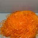 GCB 2Pack Orange Fringe Curtain Party Streamers, Foil Fringe Backdrop Curtains for Birthday Decorations Wedding Graduation Bridal Baby Shower Tinsel Streamers Orange Party Decorations Door Streamer