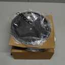 CAROTE 2QT Enameled Cast Iron Dutch Oven Pot with Lid, Mini Round Dutch Oven for Small Sourdough Bread, Stews, Soups, Sauces, Beans, Rice, Serves 1-2, Dual Handles, Healthy & Non-Toxic, All Stovetop Compatible, Oven Safe up to 500 F, White