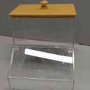 1.2GAL Large Acrylic Laundry Pods Container BY VEGEVIGI, Dishwasher Pods Holder Dispenser With Lid, Laundry Room Organization And Storage