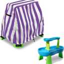 Kids Water Table Cover Fit Rain Showers Splash Pond Water Table,Waterproof Dust Proof Anti-UV Outdoor Toys Cover-Cover only (Purple)