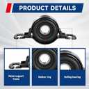 Front and Rear Driveshaft Center Support Bearing Replacement for Edge 2007-2014 Replacement for CX9 2007-2014