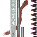 Wonderskin Lipliner Pencil - 360 Contour Lipliner, Long Lasting, Sharpenable Lip Pencil, Waterproof and Transfer-Proof Nude Lip Liner (Walnut)