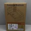 AVIDOR Baby Bathtub,Collapsible Bathtub for Newborn to Toddler,Durable Essential Infant Bath Tub,Portable Travel Baby Tub with Soft Bath Net,No-Slip Feet and Dinosaur Shaped (Grey)