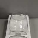 CATPOWER 2.5 Gallon Wide Mouth Glass Storage Jars with Heavy Glass Lids - Large Cookie Jars for Kitchen, Ideal for Flour, Rice, Sugar, Pasta, and Candy