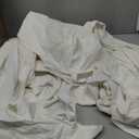 Nestwell TWIN Cotton 400TC White Flat Sheet