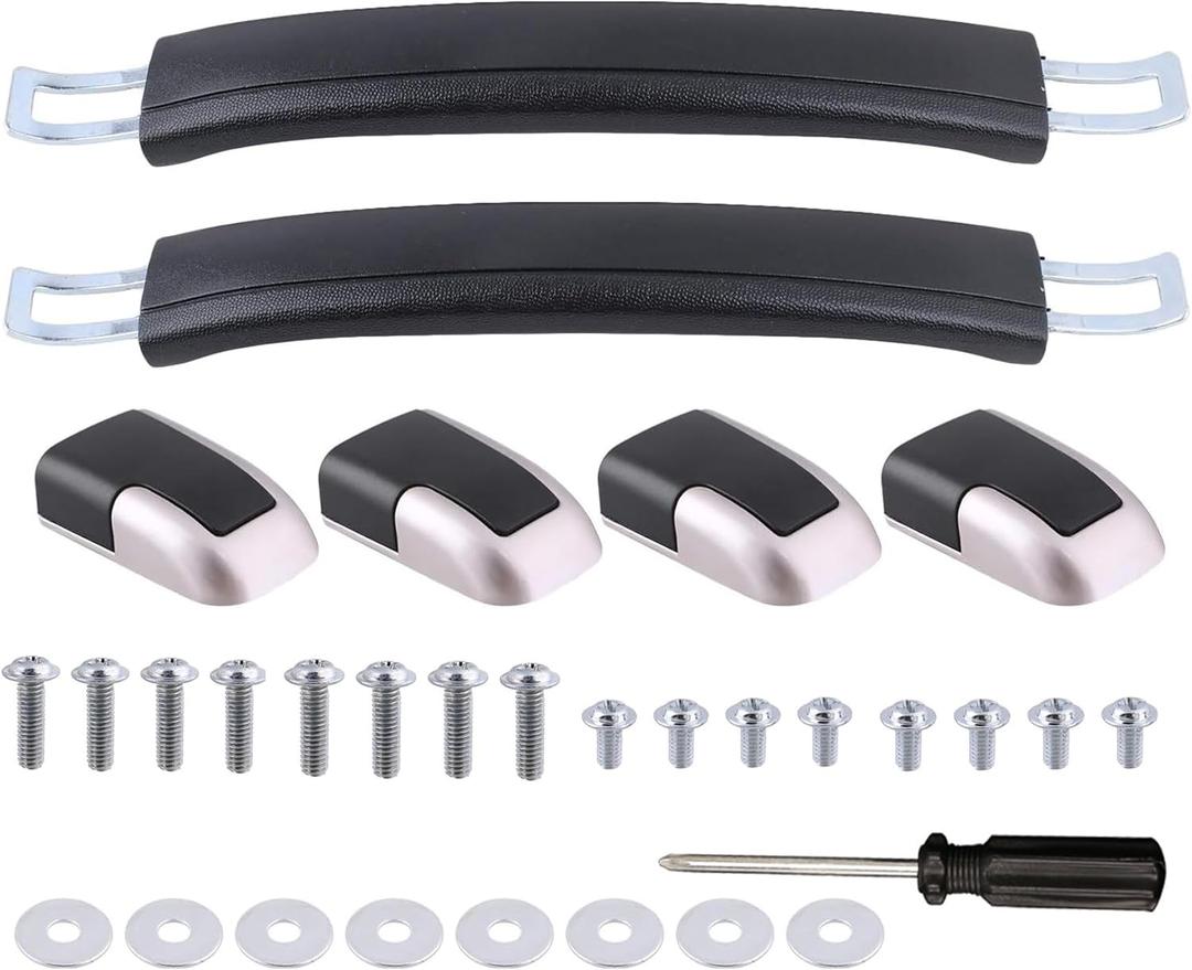 A-xctoe Luggage Replacement Handle Pulls - 8.8 Inches Luggage Handle Suitcase Black Flexible Spare Strap Handle Grip Replacement for Suitcase Luggage Case