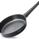 THE ROCK SOHO 9.5-Inch Non Stick Frying Pan  Nothing Sticks, Never Warps, Lasts Longer, Healthy Skillet with Heat-Resistant Handle, PFOA Free, Oven & Dishwasher Safe, Black