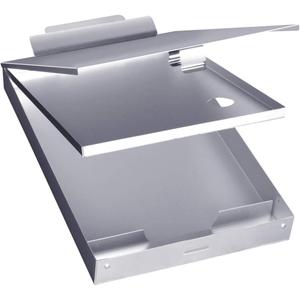 Sunnyclip Metal Clipboard with Storage, Aluminum Three-Tier Box Clipboards,Binder Form Holder with High Capacity Clip,Great for Worksites,Management,Office Business Professionals,14 x 9 x1.5 inch