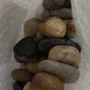 RITOLLO River Rocks Pebbles for Indoor Plants 3/8-1 Inch Natural Aquarium Gravel Decorative Fish Tank Rocks Garden Landscaping Decor (mixed)