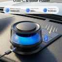 TORRAS Smart Car Air Fresheners Diffuser, The First App Control Car Freshener, Solar & USB-C Charging, Auto ON/Off, Cherry Blossom & White Musk, Lasts Up to 6 Months, CF20 Pro Fragrance Diffuser