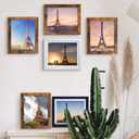 SESEAT 8x10 Picture Frames Rustic Distressed Brown for Wall or Table Top Display, Packs 4