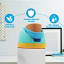 Replacement Lid for Owala Freesip, One Button Water Bottle Top Replacement Cap Compatible with Owala Cup 16oz 24oz 32oz 40oz, Leakproof Replacement Lids AccessoryBPA-Free (Deep Green)