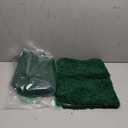 MIULEE Dark Green Bathroom Rugs Set 2 Piece, Non Slip Bath Mat with Absorbent Microfiber, Ultra Soft Thick Rugs for Bathroom Floor Tub Shower Christmas Decor, Machine Washable (16 x 24 Inches)