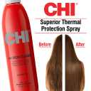 CHI 44 Iron Guard Thermal Protection Spray for Hair, Heat Damage Shield with Ceramic Minerals, Lightweight Styling Spray, Frizz Control & Shine Enhancer, 8 Fl Oz