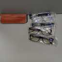 Gaoye Reading Glasses Men/Women, Eyeglasses, Blue Light Readers for Men/Women, Computer Eye Glasses, Cheaters (Black+clear+floral Green Solid Color+floral Blue Solid Color+floral Brown Solid Color, 0.75 x)