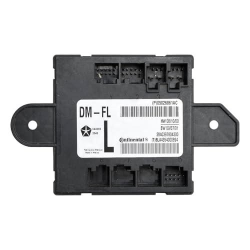 Bruce & Shark 05026861AC Front Left Driver Door Module for Dodge 2008-2018 for Chrysler 2008-2016 for Jeep 2008-2012 for RAM 2012-2015, Fits Grand Caravan, Journey, Town & Country