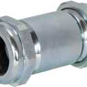 Eastman 4-5/8 Inch Long Pattern Compression Coupling, 1-1/4 Inch IPS, Galvanized Steel, 20568