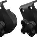 2 Pcs Garden Swing Plastic Fittings - Porch Patio Swing Frame Parts to Attach Canopy Frame to Swing Frame. Suitable for Outdoor Patio Swings Canopy Replacement, Compatible with Diameters 20-23mm.