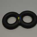 Goughnuts  Dog Toys for Aggressive Chewers | Virtually Indestructible Pull Toy for Large Breeds Such as Pit Bulls and German Shepherds | Heavy Duty Tug Dog Toy | Large | Black (Large (60-120 lb (Maxx Size)), Toughest HD Pro 50)