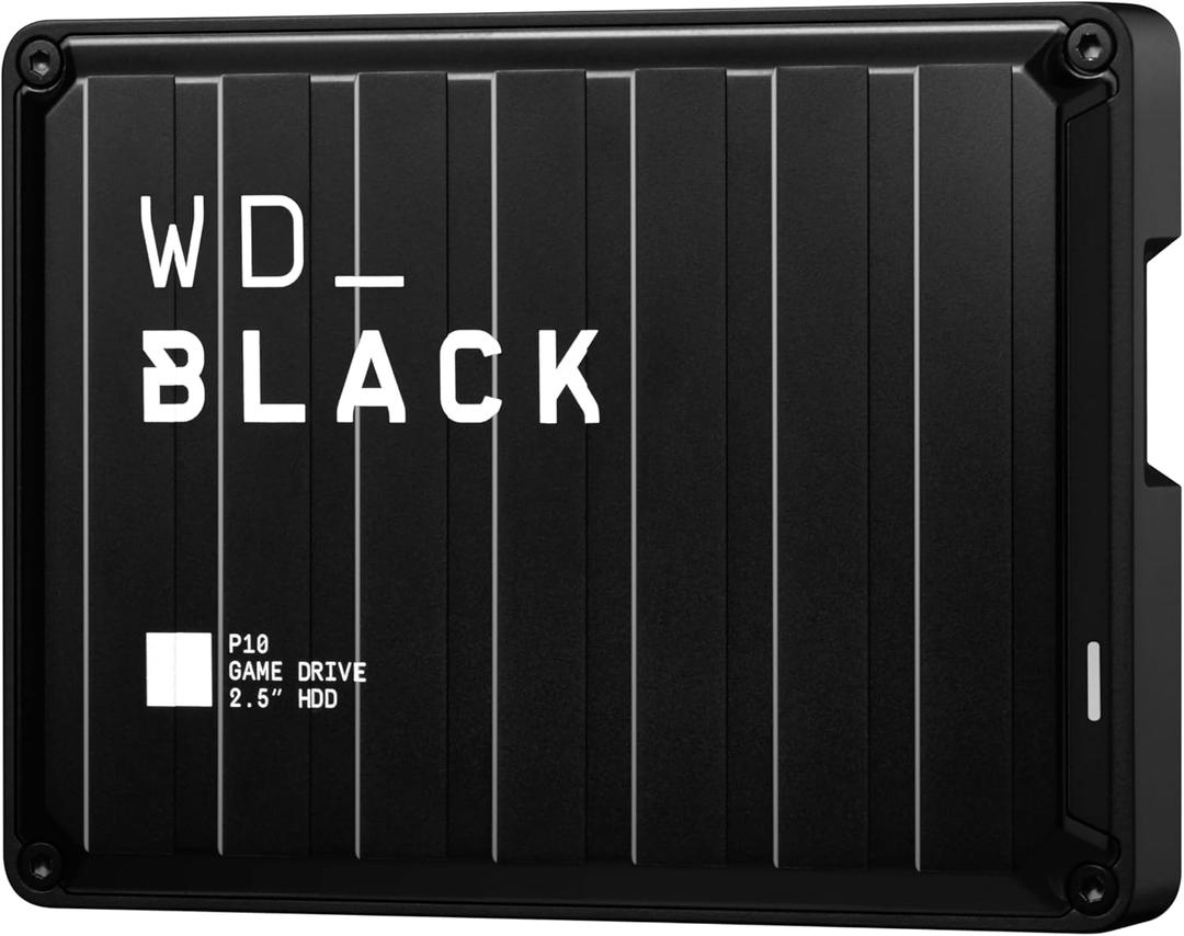 WD_Black 6TB P10 Game Drive, Portable External Hard Drive, Works with PlayStation, Xbox, & PC - WDBZ7D0060BBK-WESN