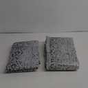 Patterned Curtains for Living Room 84 Inches Long,100% Blackout Room Darkening Damask Modern Stylish Gray and White Geometric Moroccan Curtains for Bedroom 84 Inch Length 2 Panels Set,Black and Grey