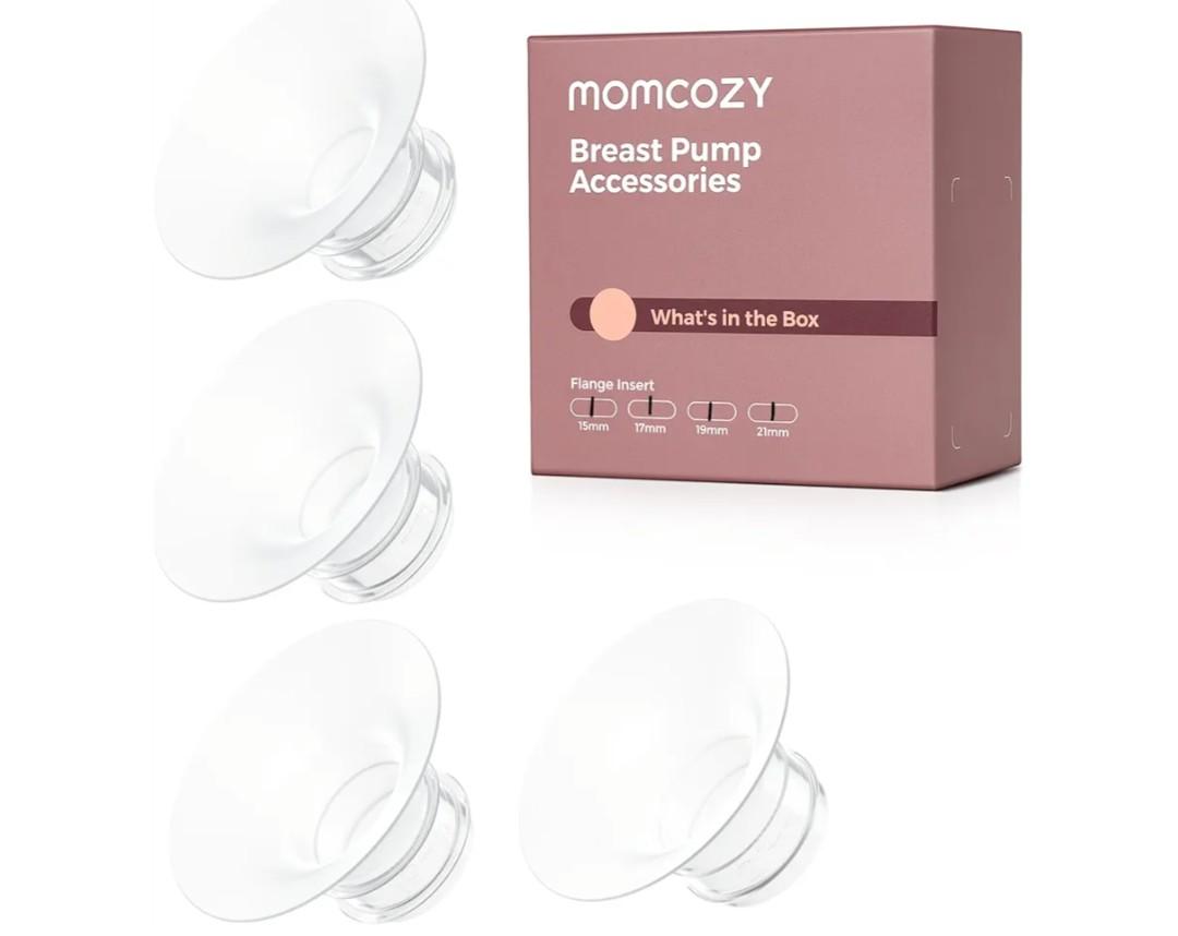 Momcozy Original Replacement Accessories for M5| M6| M9, Food-Grade Silicone & BPA Free, Original Breastfeeding Parts, Inserts 15/17/19/21mm