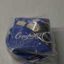 2025 Graduation Party Supplies Kit: Blue-Themed Congrats Grad Decorations with Disposable Dinner & Dessert Plates, Napkins for 50 Guests - Graduation Party Decorations