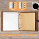 Photo Album 4x6 200 Photos, Genuine Leather Photo Albums with Writing Space with 30 Writing Paper, Travel Family Wedding Kids Graduation Ultrasound Baby Picture Album Scrapbook Photo Album (Simple)