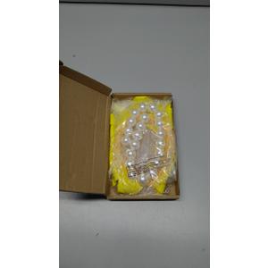 2 Pcs Halloween Costume Accessories Yellow Sun Headband Hair Ornament Pearl Necklace for Dress up Cosplay Party