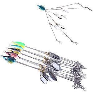 Alabama Umbrella Rigs Fishing Rigs Lure for Fishing Bass Bait Lure 8in 1/2OZ Fishing Bait Rigs (5pcs)