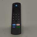 Replacement Firestick Remote Control Fit for Fire Smart TV Stick Lite/4K/4K MAX/4K Plus/HD, Smart TV 3rd Gen/TV Cube(1st/2nd/3rd Gen)/TVs Stick(2nd/3rd Gen) with Voice Controller Green hulu Button (black)