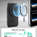 ESR for MagSafe Wallet, 5 Card Holder with RFID Blocking, MagSafe Sticker Included, Slim Magnetic Wallet for iPhone 17e/17/16/15/14/13/12 Series and Selected Samsung Devices, Not for 13/12 Mini, Black