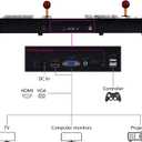 FVBADE[16800 in 1] W88 Pandora Box Arcade Game Console WiFi Function to Add More Games Compatible PC & Projector & TV ,3D Games 4 Players Category Favorite List Save/Search/Hide/Pause