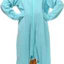 LABULA Unisex Adult Onesie Animal Pajamas Halloween Cosplay Sleepwear (Blue, S)