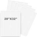 Bubble Pouches Wrap, Clear Not Self-Seal Bubble Out Bags with Double Walled Cushioning, Ideal for Packing, Shipping, Storage, Moving (5PCS-28x32Inches)