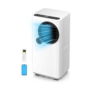 Portable Air Conditioner 16000 BTU with WiFi App Control, 6-in-1 Cooling Unit, Sleep Mode, 24H Timer, Child Lock, Suitable for Rooms up to 750 Sq. Ft.