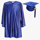 Newrara Unisex Shiny Kindergarten Graduation Gown Cap with Tassel 2025 30 inch