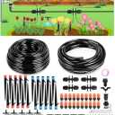Drip Irrigation System for Watering Garden: 230FT Misting Sprinkler DIY Devices with Tubing Hose for Indoor Plants Outdoor Flower Beds Raised Growing Lawn Tree Patio Hydroponic