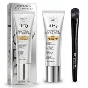 Perfection Eye Tightener, Temporary Instant Eye Tightener Cream with Brush, Easy-Pentrating Formula for Wrinkles, Puffiness and Fine Lines, All Skin Types