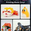 FLASHFORGE AD5X Multi-Color 3D Printer, CoreXY 600mm/s High-Speed, 1-Click Auto Leveling, 300C Direct Drive Extruder, 220x220x220mm Build Volume, Ideal for Precision and Efficiency